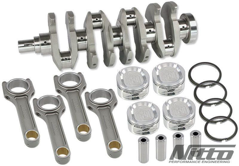 NITTO 4G63 2.2L STROKER KIT (I-BEAM RODS / 85.5MM BORE) ** EN40B CRANK **
